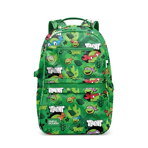 Simple Modern Teenage Mutant Ninja Turtles Ellis Backpack for School | Medium 20L Elementary Middle and High School Bookbag for Kids and Teens | Girls and Boys | TMNT Graffiti