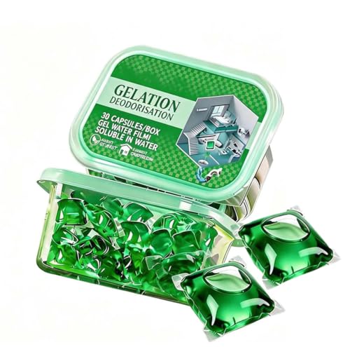 Drain Deodorizer Pods Bio Enzyme, Water-Soluble,30pcs/box(1box)