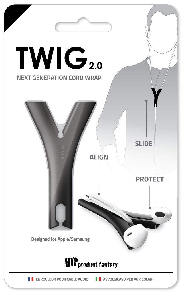 TWIG 2.0 Earbud Detangler Black -