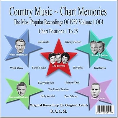 Country Music ~ Chart Memories: The Most Popular Recordings Of 1959 Vol. 1