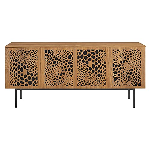 Modway Yosemite 73" Wood Tv Stand In Walnut #TOP3