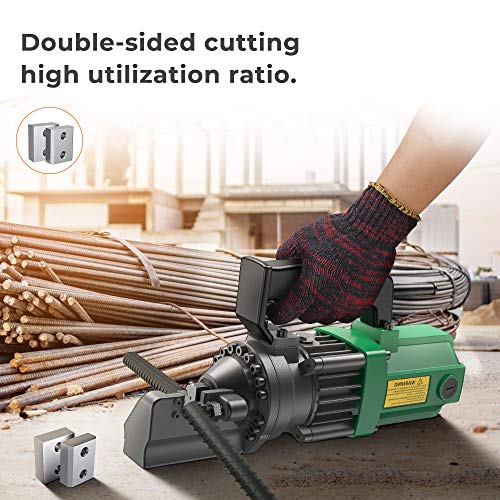 Anbull Electric Rebar Cutter Blades for 5/8Inch 16mm #5 Electric Rebar Cutter 6 Pcs Blades with 12 Hexagon Screw and 12 Spring Washer - Thumbnail 6