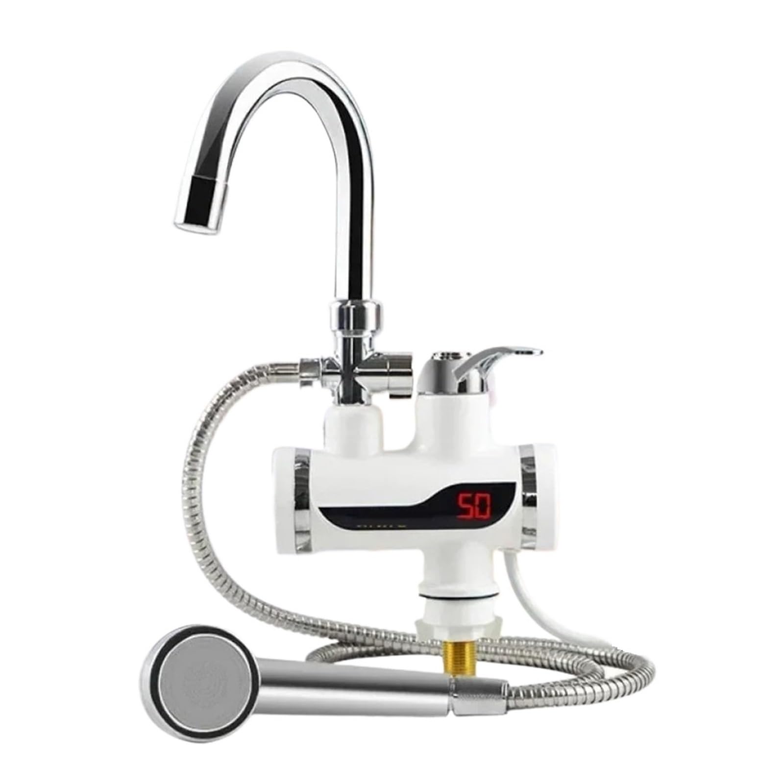 Rubinetto For Scaldabagno Da Cucina Rubinetto For Riscaldamento Freddo Rubinetto For Scaldabagno Istantaneo Riscaldatore For Rubinetto For Acqua Calda Istantanea Con Soffione Doccia La Sicurezza Effic