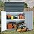 DWVO Outdoor Weather-Resistant Horizontal Storage Shed, 35 Cu Ft Capacity, Lockable and Waterproof, Suitable for Storing Garden Tools, Light Gray