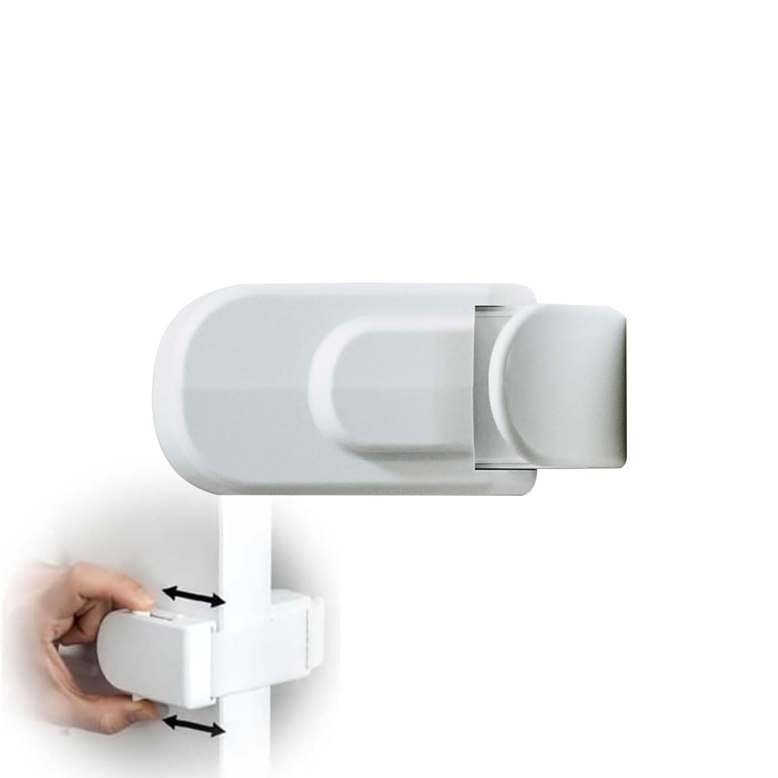 Child Proof Door Lock, Snap-On Door Knob Safety Lock & Door Handle Child Lock, Childproof Lock Toddlers Can't Reach, No Tools or Adhesives Required