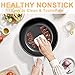 Dezin Hot Pot Electric Upgraded, Non-Stick Sauté Pan, Rapid Noodles Electric Pot, 1.5L Mini Portable Hot Pot for Steak, Egg, Fried Rice, Ramen, Oatmeal, Soup with Power Adjustment