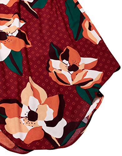 Vestido Casual Vestido Longo, Mercatto, Feminino, Vinho, PP