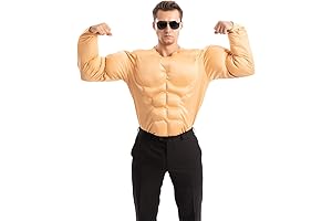 Adult Men Body Builder costume Muscle Suit: Be the Champion in Fancy Dress Party