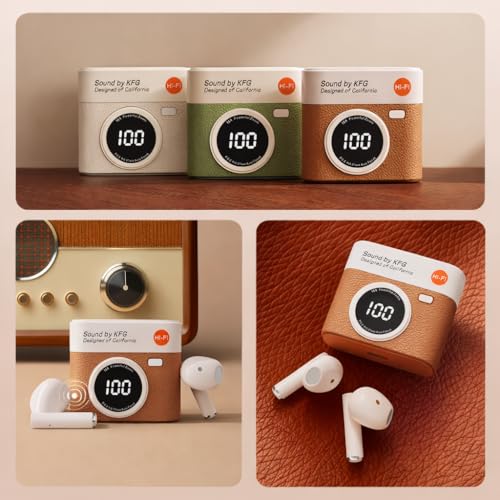 Image of Q88 TWS Earbuds with Digital Display, BT 5.49+ENC for Clear Calling, Low Latency Gaming Wireless Headphone, 40 Hours Play, Immersive Sound, Touch Control, IPX4 & Voice Assistance. (White)