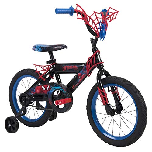 Huffy Marvel Spider-Man 16" Bike with WebTrap Handlebar Plaque
