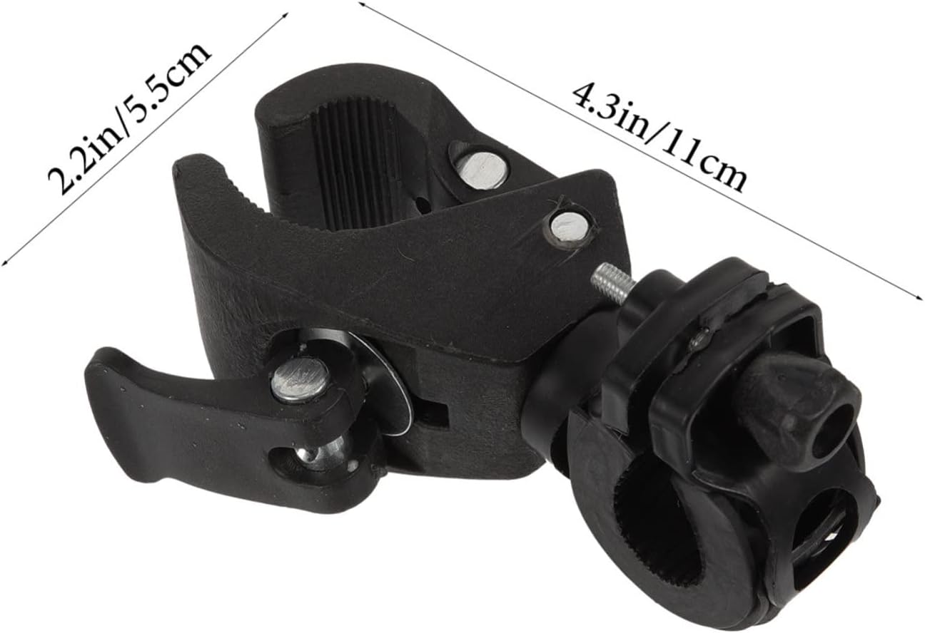 VANZACK Flashlight Holder Bicycle Rear Reflector Wheel Flashlight Mount Bike Reflectors Cycling Helmet Light