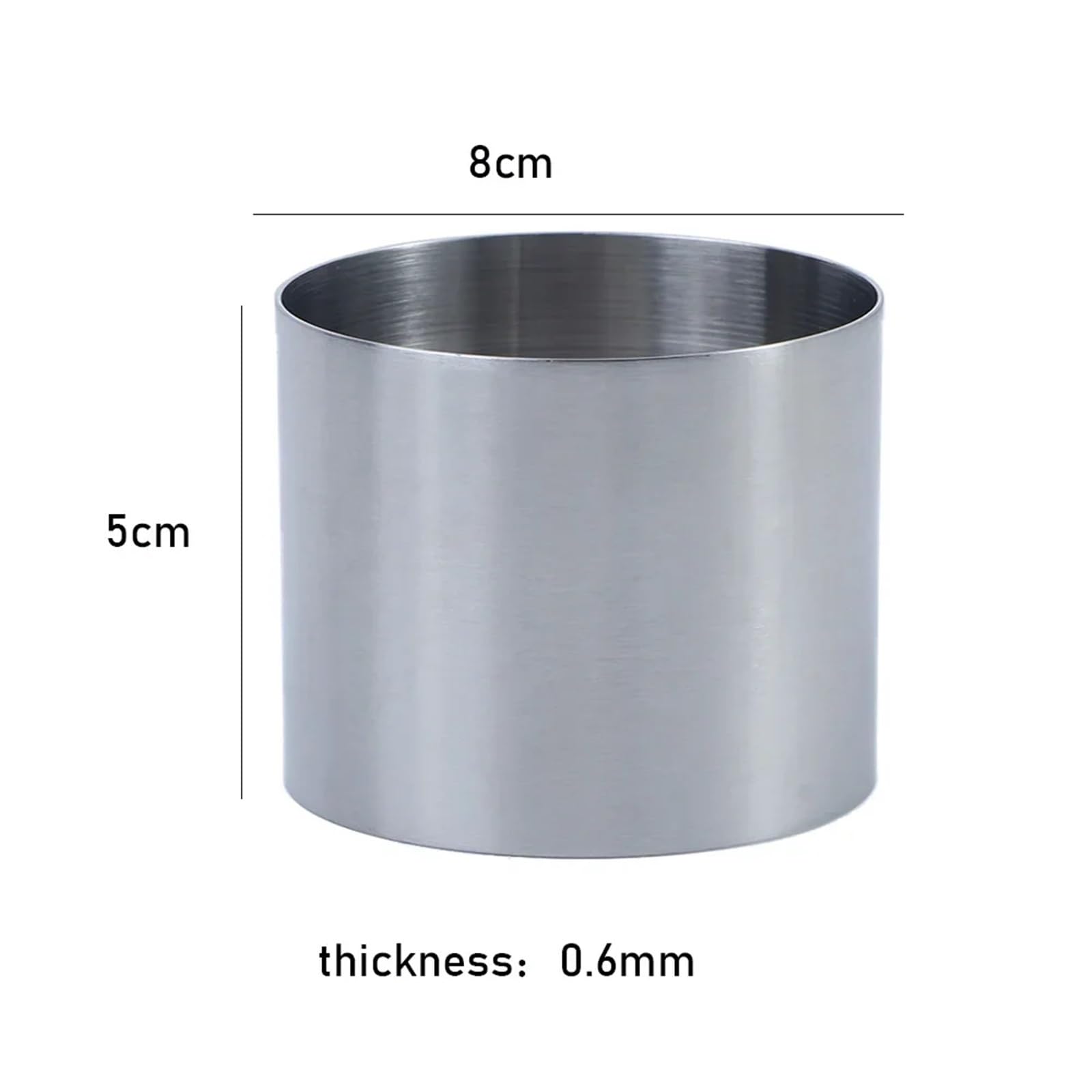 Anello Per Torte 3 pezzi stampo for anello for torta forma rotonda in acciaio inossidabile riutilizzabile strumento di cottura fai da te mousse cerchio gadget da cucina accessori for pasticceria
