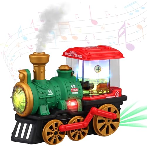 Darryy Elektrischer Sprühzug für Kinder, Zug Spielzeug,...