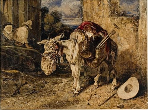 Peinture sur toile décoration chambre nordique Gabriel Decamps 60x90cm