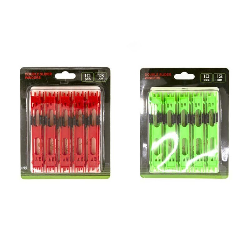 Set 20 piezas organizador de línea de pesca plástico miniatura 5
