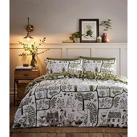 furn. Frida Moss Duvet Cover Set Cover