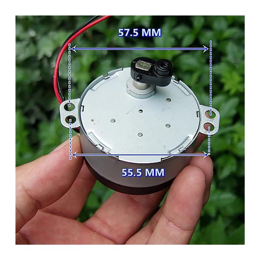 DC Brushless Geared Electronic Starter DC12V 3RPM Mute Large Torque DC brushless Fan Moving Head Electronic Starter Reduction Ratio 1:300 Gear Electronic Starter