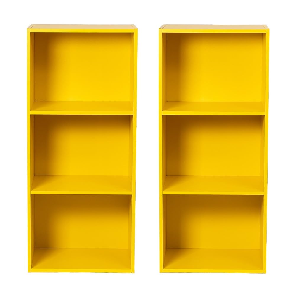 Amazon｜MNK カラーボックス 3段 幅約39×奥行約29×高さ約89cm (2個 