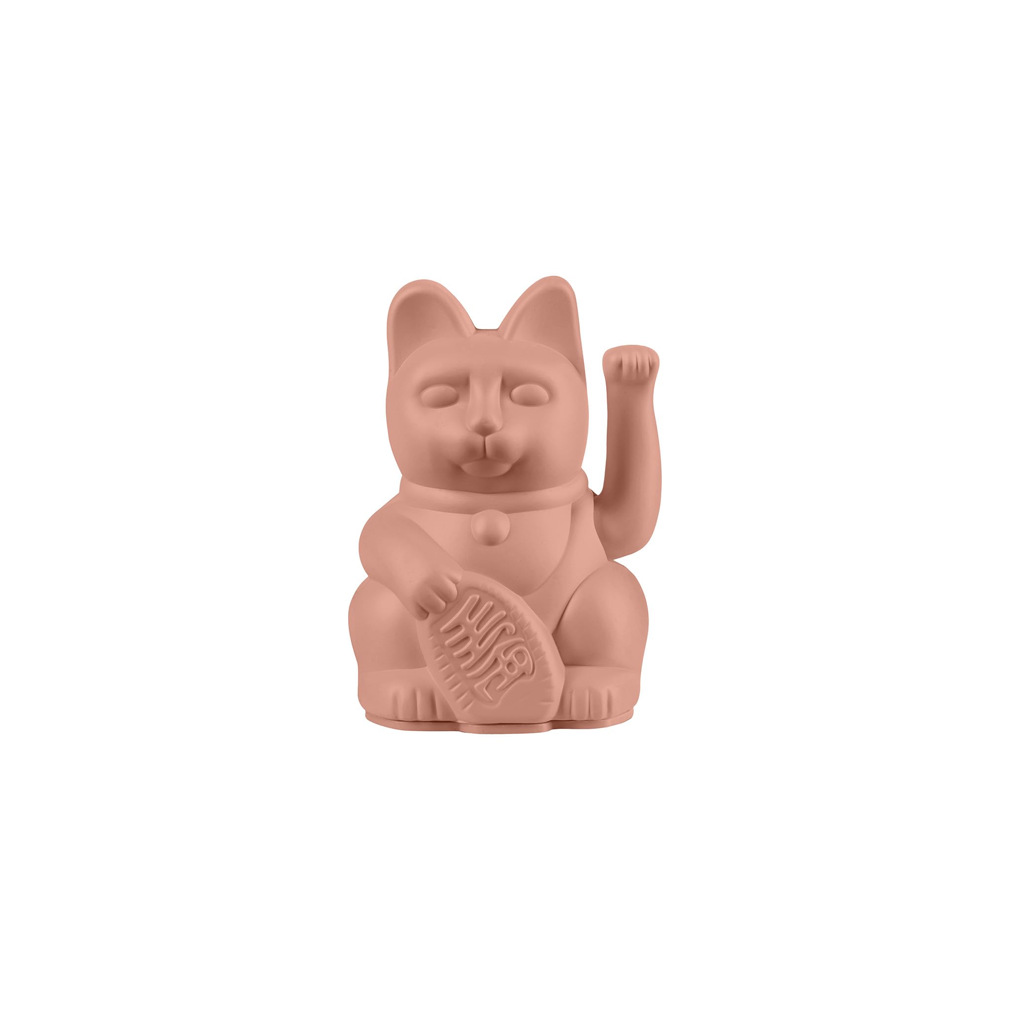 DONKEY Lucky Cat Mini Pink - Maneki Neko Waving Cat, 9.8 cm