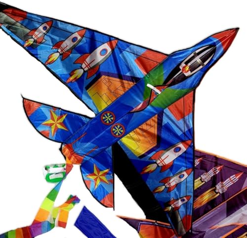 Skaris Kite printed rocket design (71 Cm)