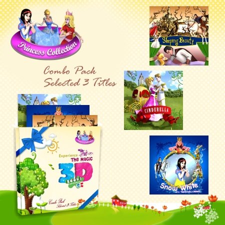 Cinderella Snow White And The Dewarfs Sleeping Beauty Combo