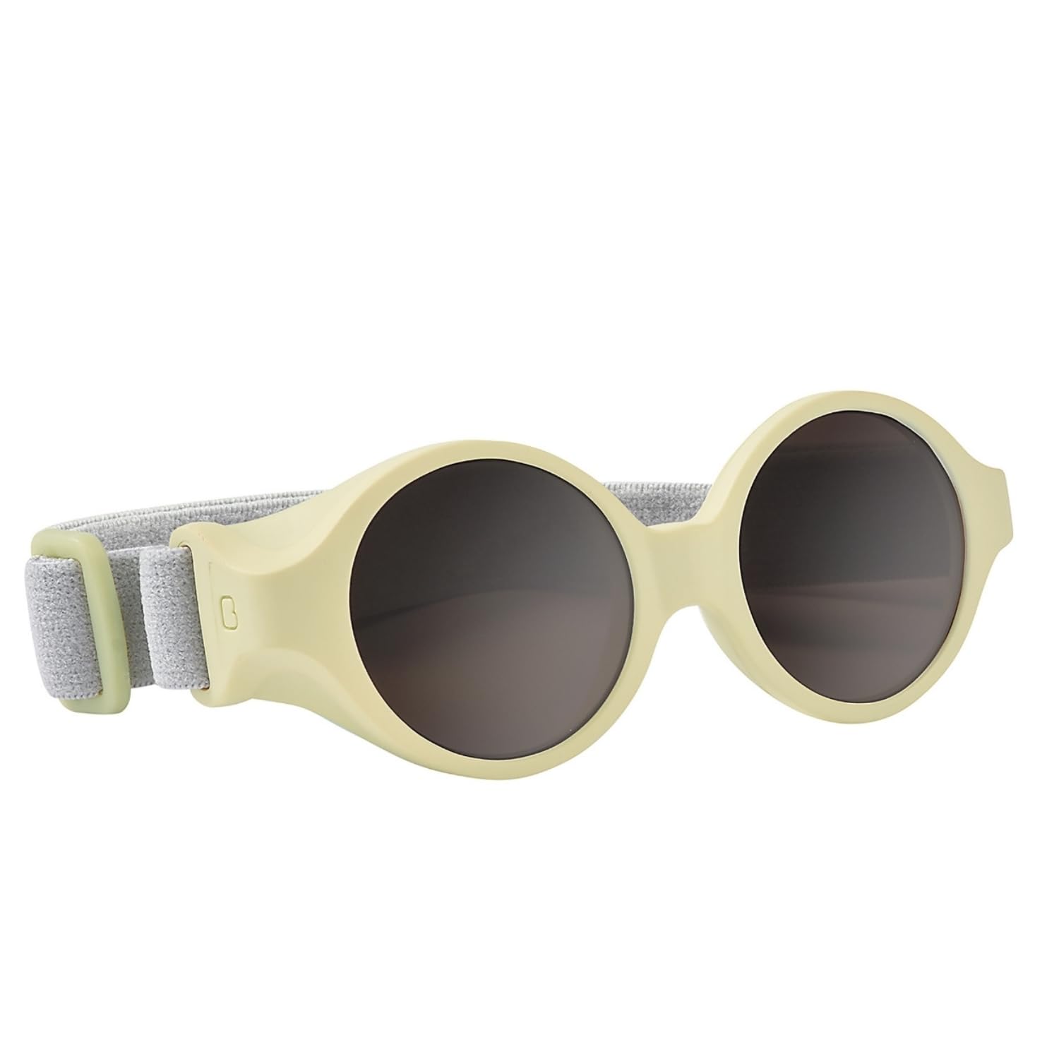 BÉABA, Sunglasses for Babies Aged 0-9 Months, 100% UV Protection - CAT 4, Side Protection, Optimal Comfort, Adjustable Elastic Band, Lemonade