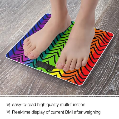 Báscula digital de baño con plataforma amplia y pantalla LCD miniatura 5