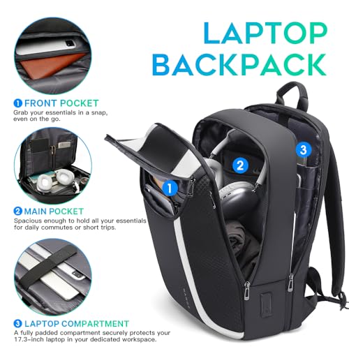 Mochila para portátiles BANGE impermeable para 15.6-17.3 pulgadas miniatura 2