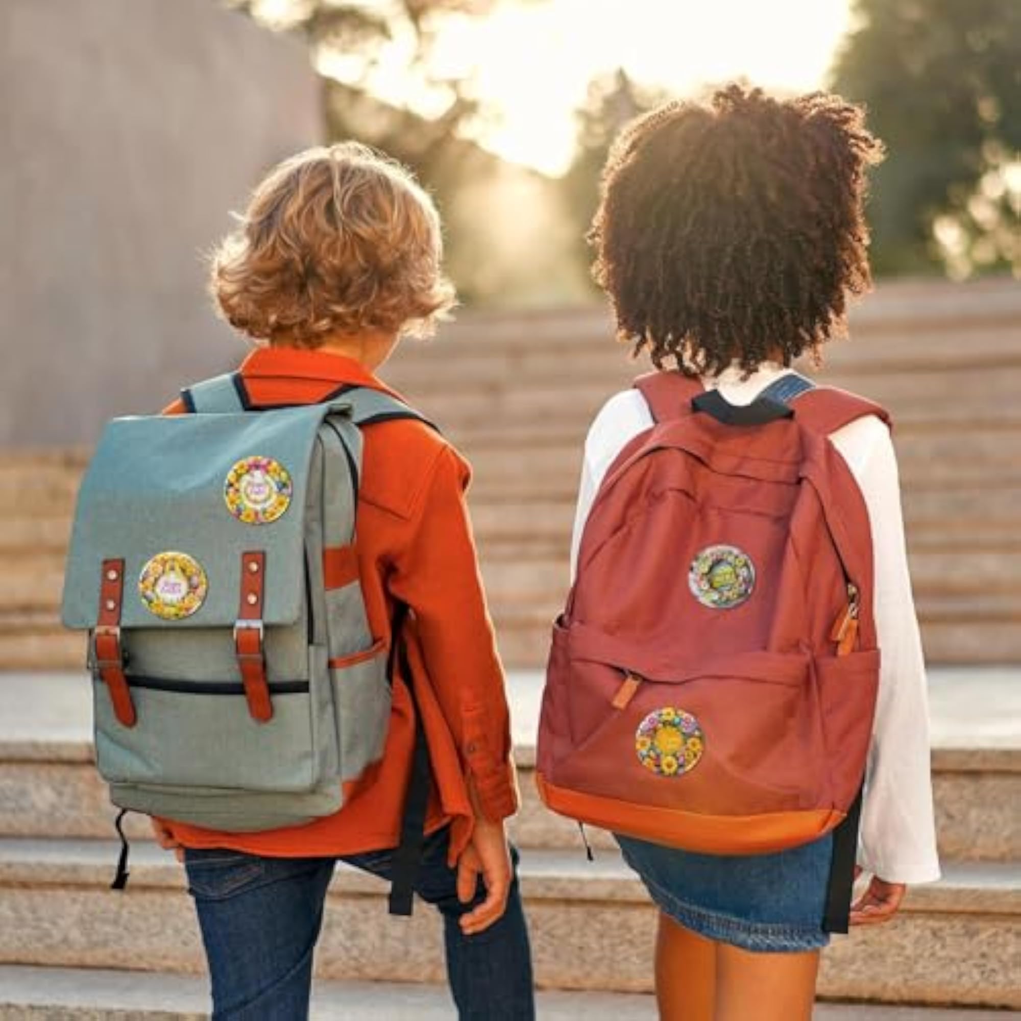 Kids' 6-Pack Long-Lasting Button Pins Brooches for Clothing