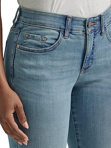 Lee Damen Ultra Lux Comfort with Flex Motion Straight Leg Jeans, North Shore, 48 Lange – Ansicht 4