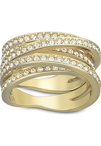 Preisvergleich Produktbild Swarovski Damen-Ring Vergoldet Glas transparent Gr. 58 (18.5) - 5032929