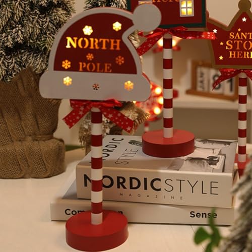Letrero de Navidad para patio impermeable con luces LED brillantes de alta resistencia 5
