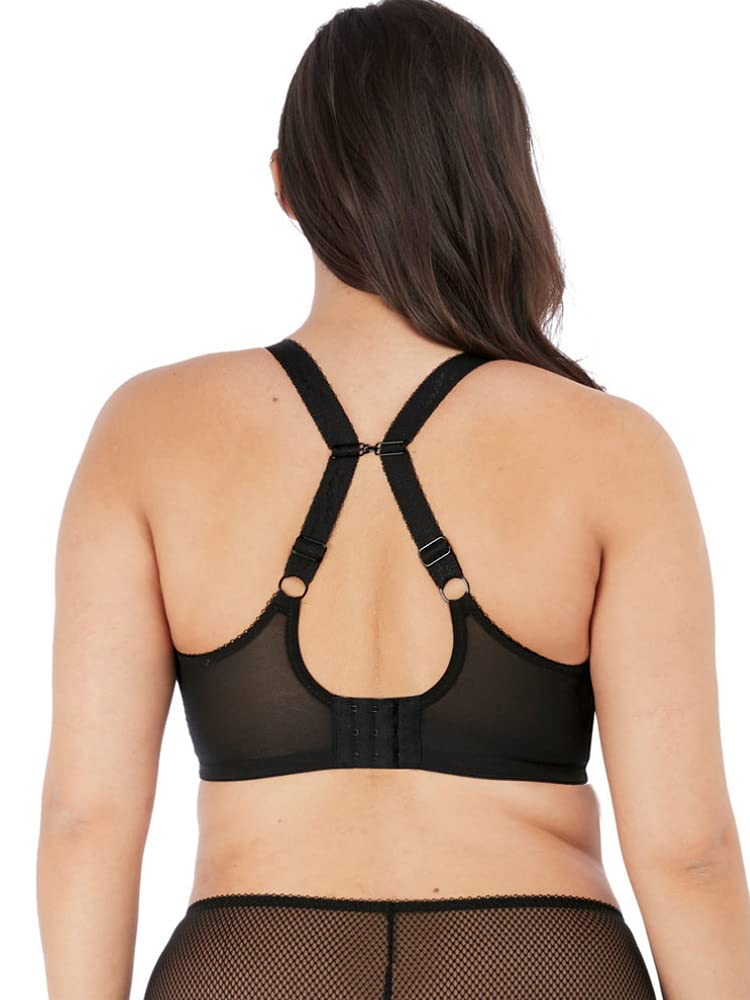 Elomi Damen Women’s Charley Plunge Bra: Floral Embroidery, Low Plunge, Dd+ Bras Plunge-BH