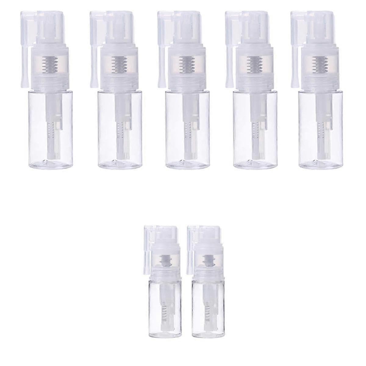 JOYHAPPST 8Pcs Glitter Duster Sprayer Craft Glitter Bottle Empty, 6Pcs 35Ml and 2Pcs 14Ml Bottles Multi-Purpose Bottle