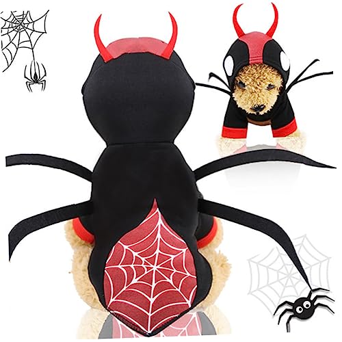 Disfraz para perro Mipcase cosplay talla XL negro miniatura 6