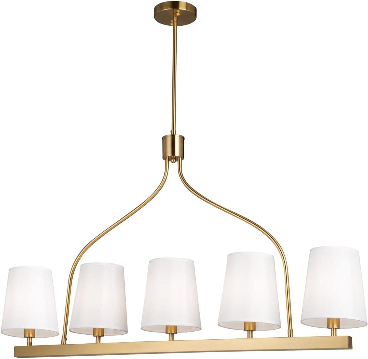 Artcraft Lighting Rhythm 5 Light Island Brushed Gold