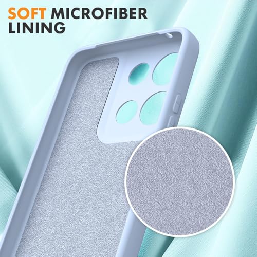 DIZORO Store DIZORO Microfiber Case for Motorola Edge 50 5G, Blue - Image 5