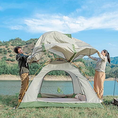 Carpa de playa alta y familiar con protección solar y doble puerta para evitar el calor 5