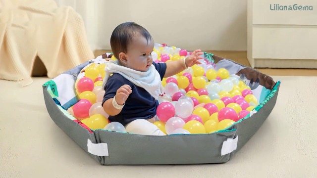 DAWCBVJQ Baby Spielmatte Mit Spielbogen 110x110cm - Krabbeldecke Für Neugeborene
