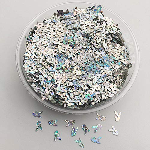 ALENAOO 20g Laser Silber Mix Form PVC lose Pailletten Glitter Paillettes für Nail Art Maniküre, Hochzeitskonfetti… – Bild 6