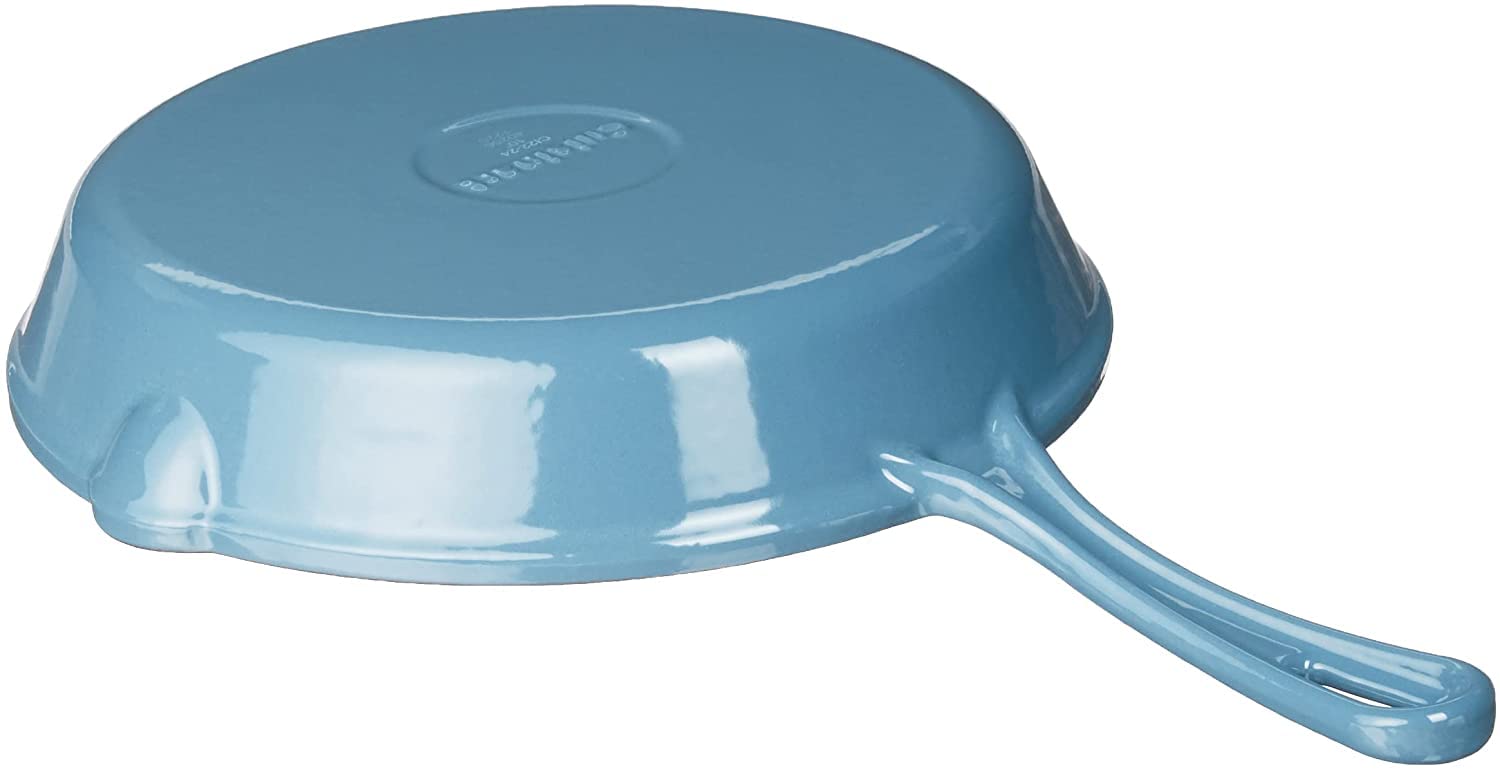 Cuisinart CI22-24BG Chefs Classic Enameled Cast Iron Round Fry Pan 10-Inch Provencal Blue product thumbnail 5