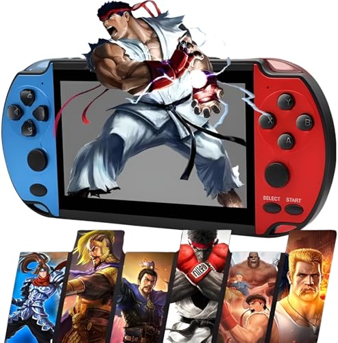 Vídeo Game Portátil X7 Retrô Console Multijogos Clássicos 8GB de Memória USB com Tela de 4.3'' Pol