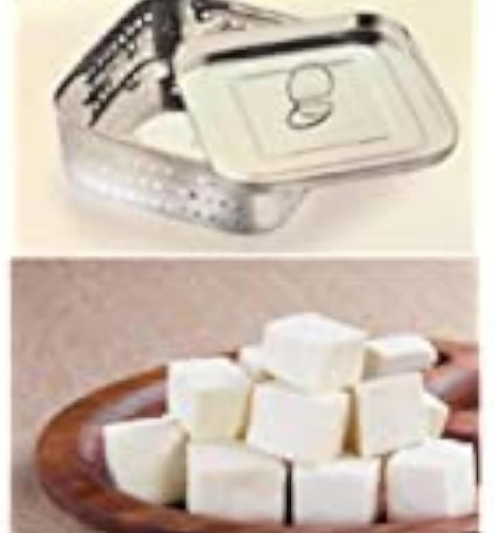 MAHA Creation Stainless Steel Square Shape Paneer Mould Maker, 500ml Silver Colour with Free Cheese Cloth. (B0CL2X5RVM) Amazon Price History, Amazon Price Tracker