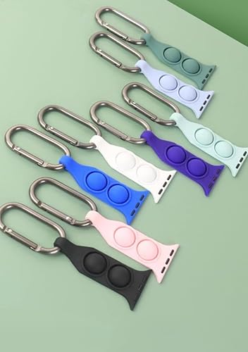 Miniatura 4 de Correa de reloj con hebilla de senderismo compatible con iWatch Apple Watch Series Fob Clip Collar