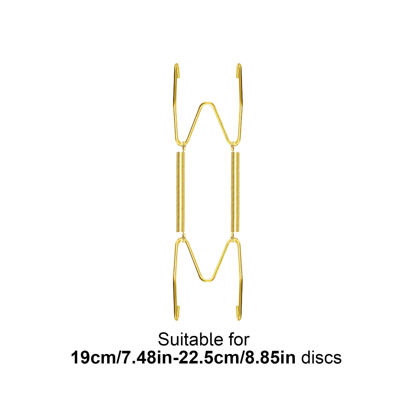 Bordhangers voor aan de muur,Gouden ijzeren plaathouders voor aan de muur - Multifunctionele draadplaat-wandhanger, huishoudelijk wanddisplayrek verstelbaar voor klok, kleding, foto, tas