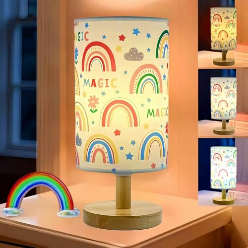 Rainbow Kids Bedside Table Lamp for Bedroom