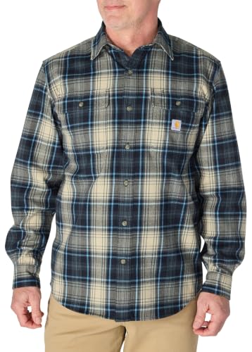 Image of Carhartt Men's Hubbard Loose Ls Plaid Shirt