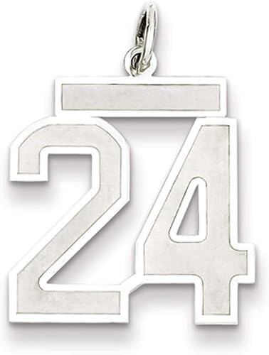 Amazon スターリングシルバー ジャージーコレクション M数24ペンダント ネックレス 通販