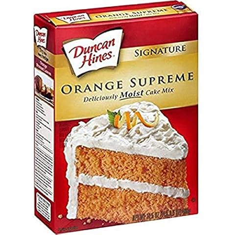 Duncan Hines Signature Supreme Cake Mix, Orange Cover