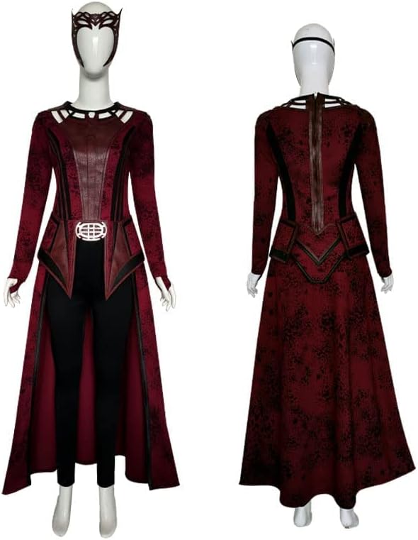 Miniatura 3 de LOKI Helmet Wanda Maximoff - Disfraz de bruja Wanda Escarlata para adultos, disfraz de bruja Wanda Escarlata